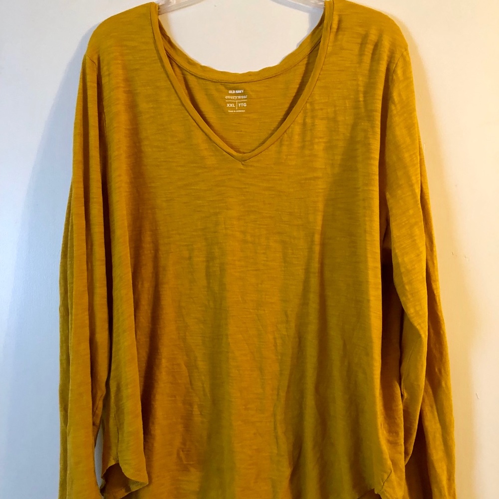 Old Navy 2X Dark Yellow Top
